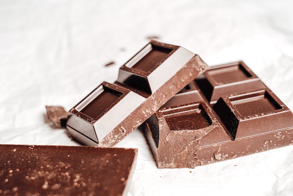 Gesunde Menge dunkler Schokolade pro Tag